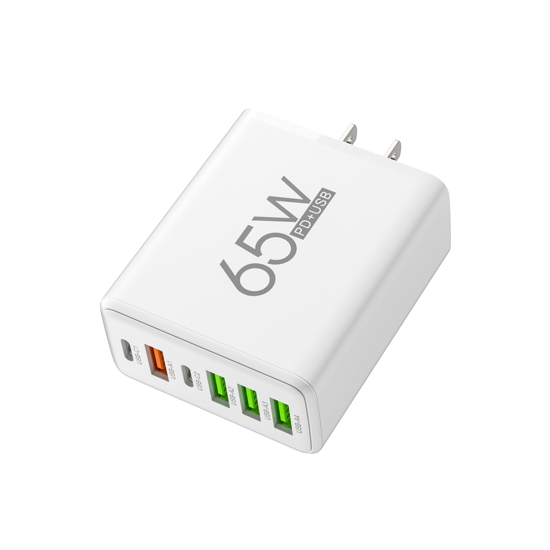 CQ 65W Multi-port Fast Charging Plug