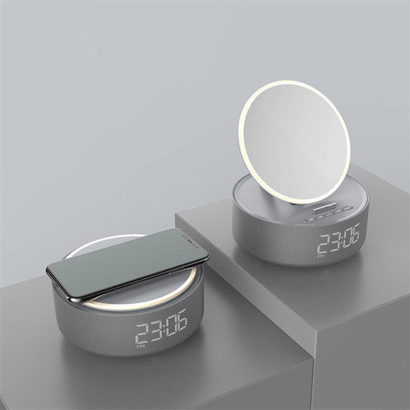 CQ Smart Mirror Wireless Charger Alarm Clock