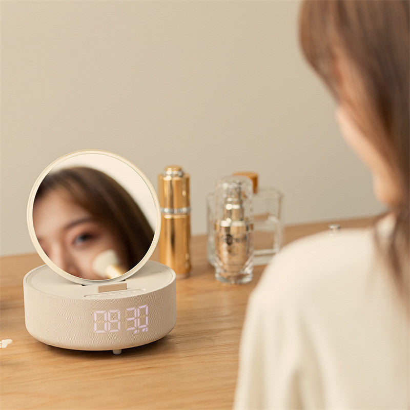 CQ Smart Mirror Wireless Charger Alarm Clock