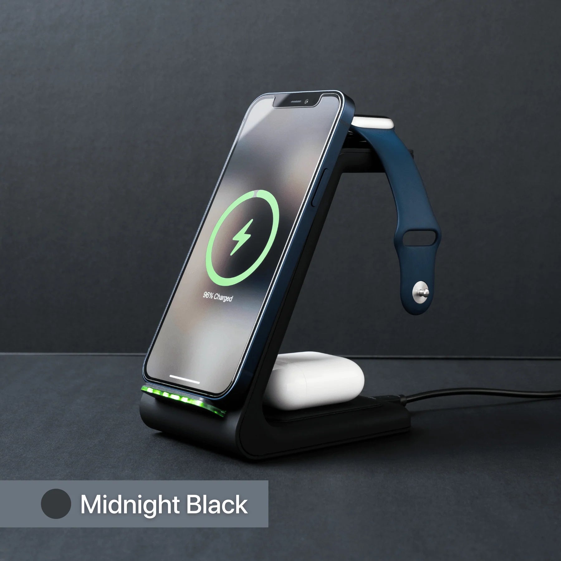 CQ PowerHub 3-in-1 Wireless Charging Station