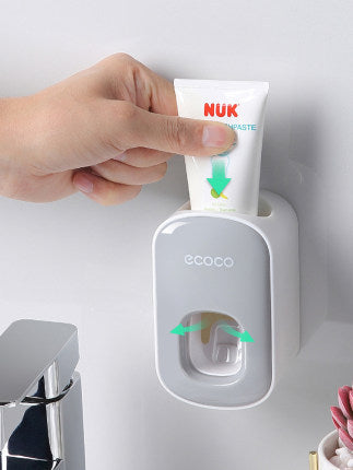 CQ Wall-Mounted  Toothpaste Dispenser & Bathroom Accessories Set