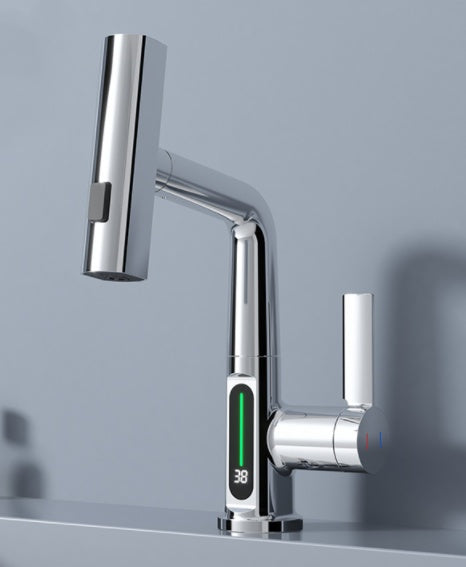 CQ 3-in-1 360° Swiveling Waterfall Kitchen Tap