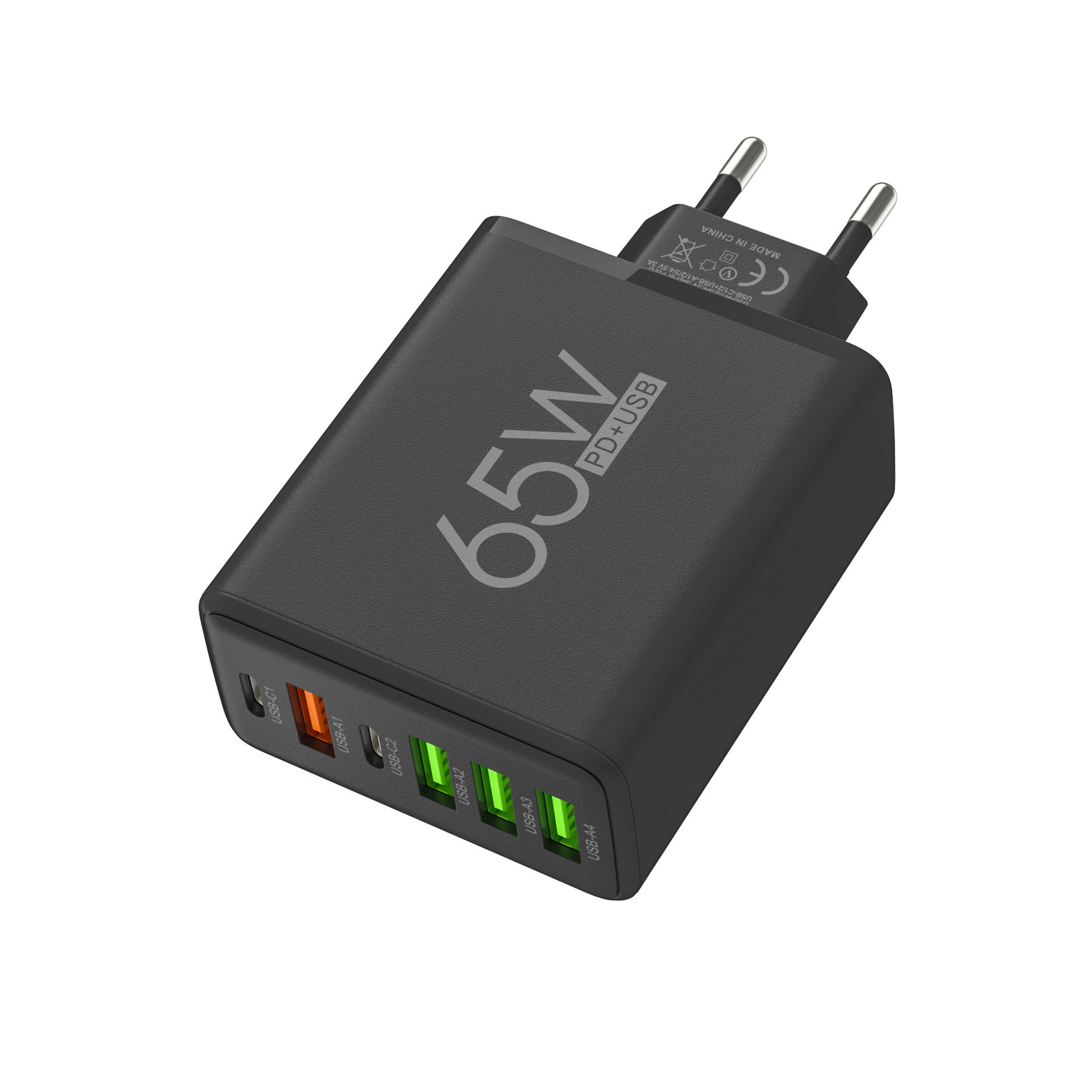 CQ 65W Multi-port Fast Charging Plug