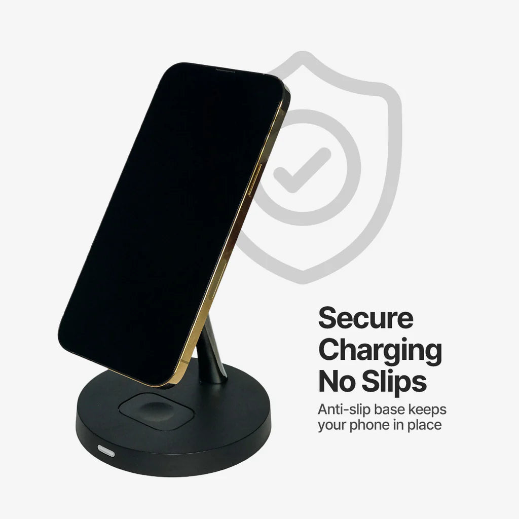 CQ 2 In 1 Wireless Charging Station