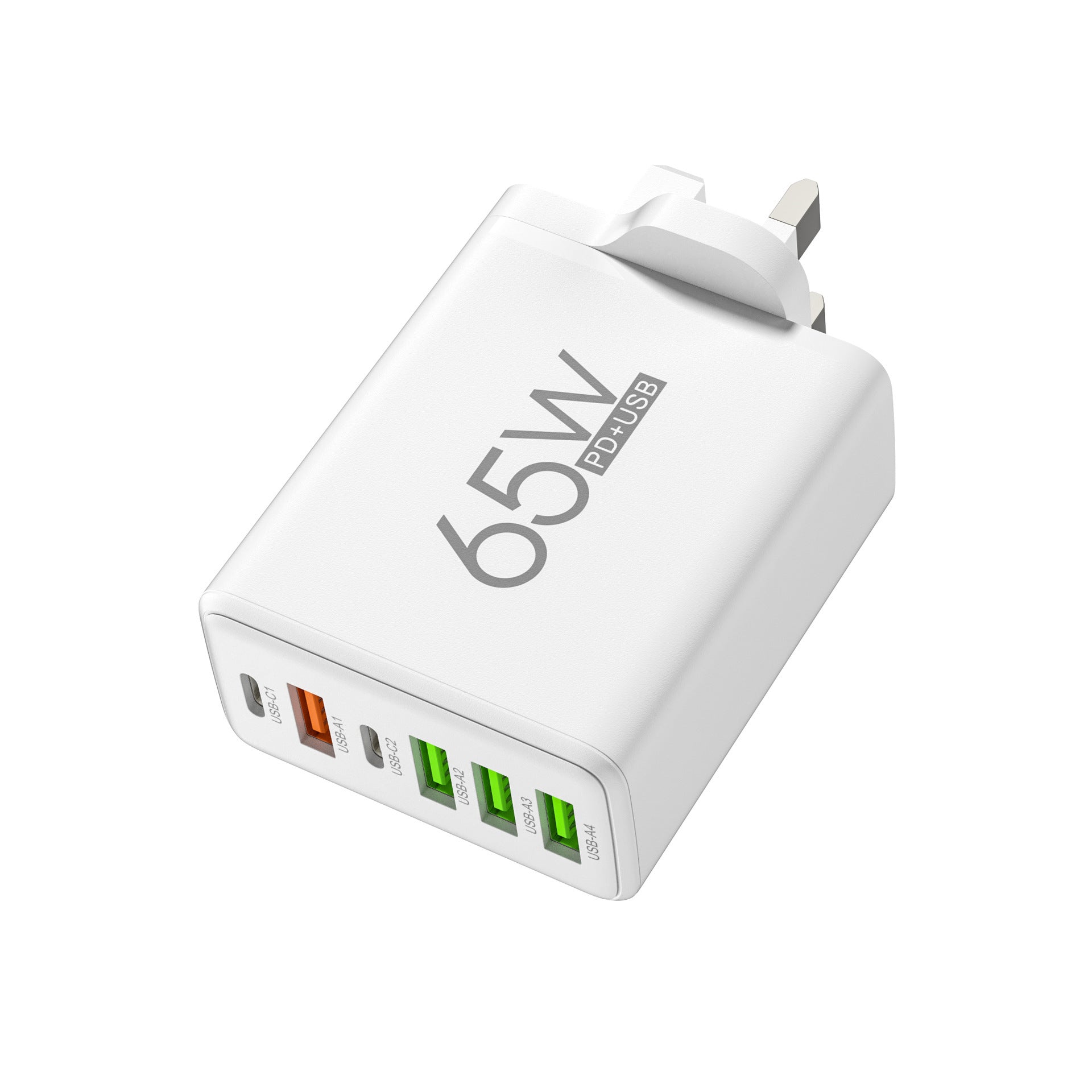 CQ 65W Multi-port Fast Charging Plug