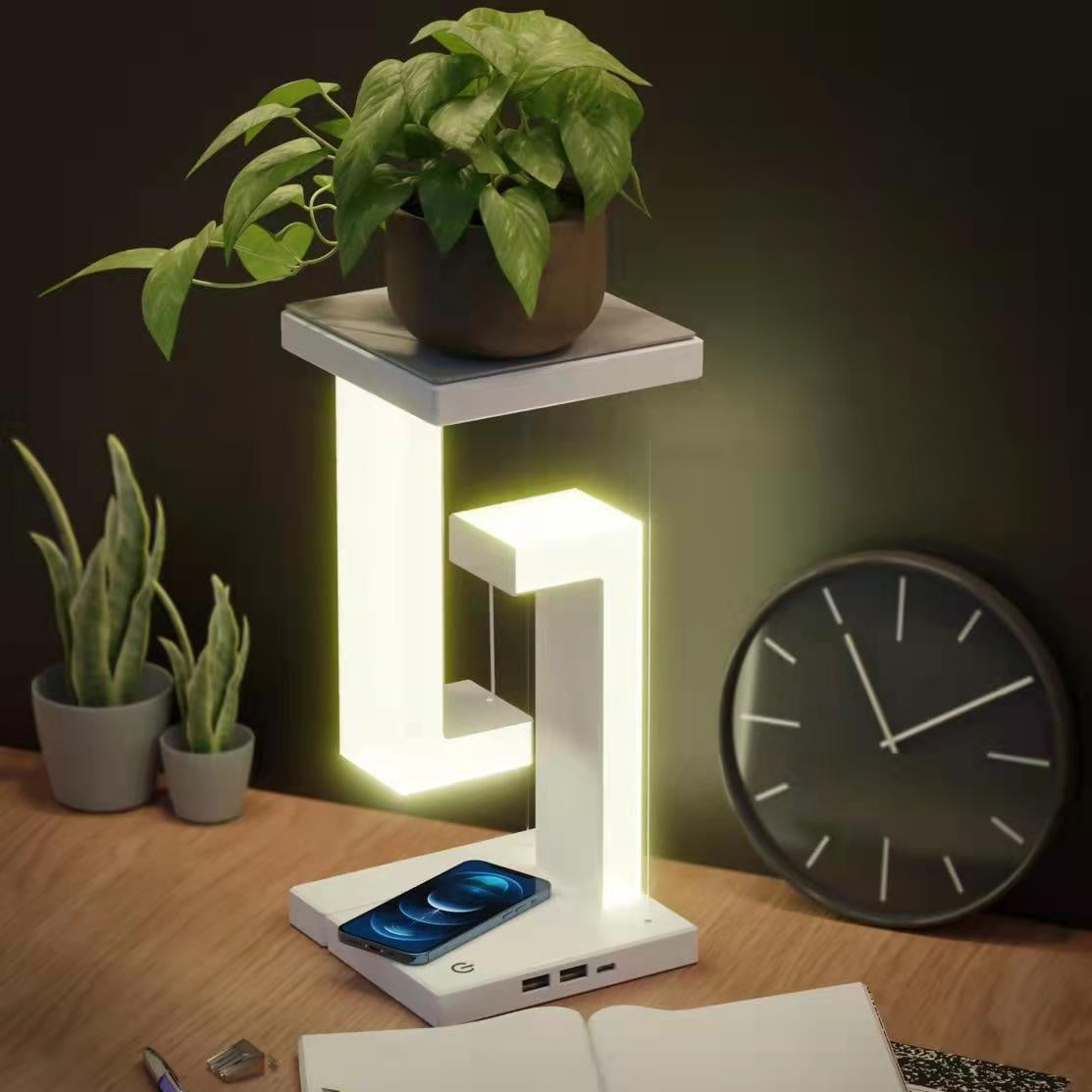 CQ Creative Floating Wireless Charging Table Lamp