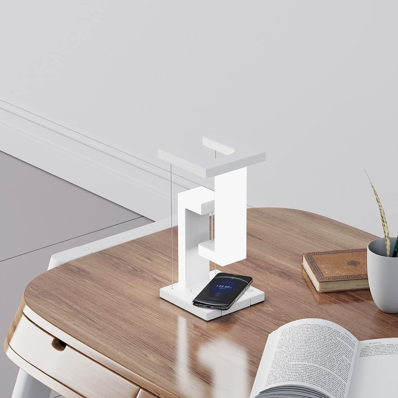 CQ Creative Floating Wireless Charging Table Lamp