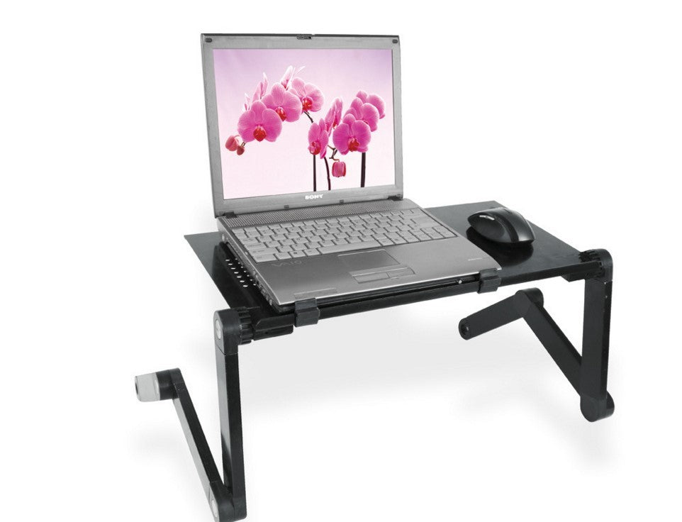 CQ Adjustable Aluminum Laptop Stand with Enhanced Shelf