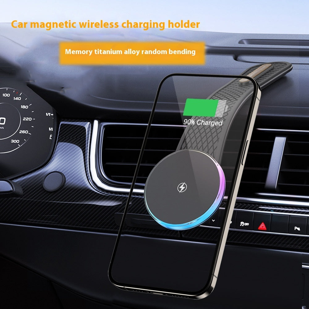 CQ FlexCharge RGB Magnetic Wireless Car Charger