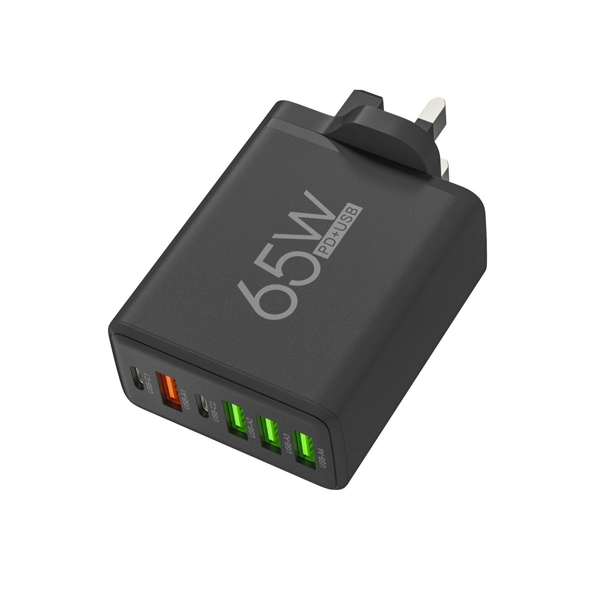 CQ 65W Multi-port Fast Charging Plug