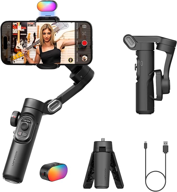 AC 3-Axis Handheld Gimbal Stabilizer for Smartphone