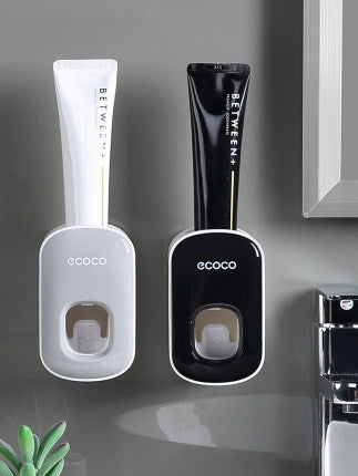 CQ Wall-Mounted  Toothpaste Dispenser & Bathroom Accessories Set