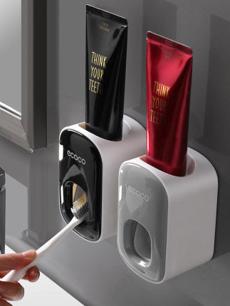 CQ Wall-Mounted  Toothpaste Dispenser & Bathroom Accessories Set