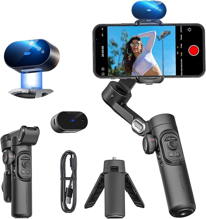 AC 3-Axis Handheld Gimbal Stabilizer for Smartphone