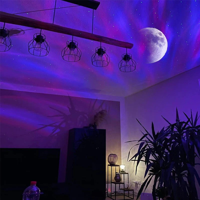 CQ Aurora Borealis Galaxy Star Projector Lamp