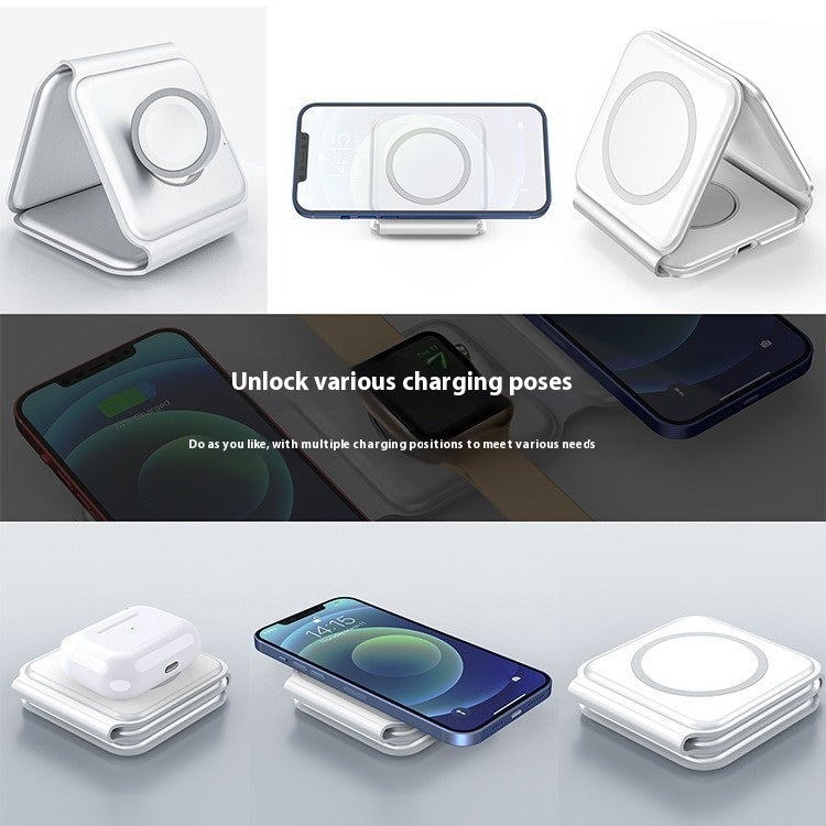 CQ Foldable 3 In 1 Charging Station