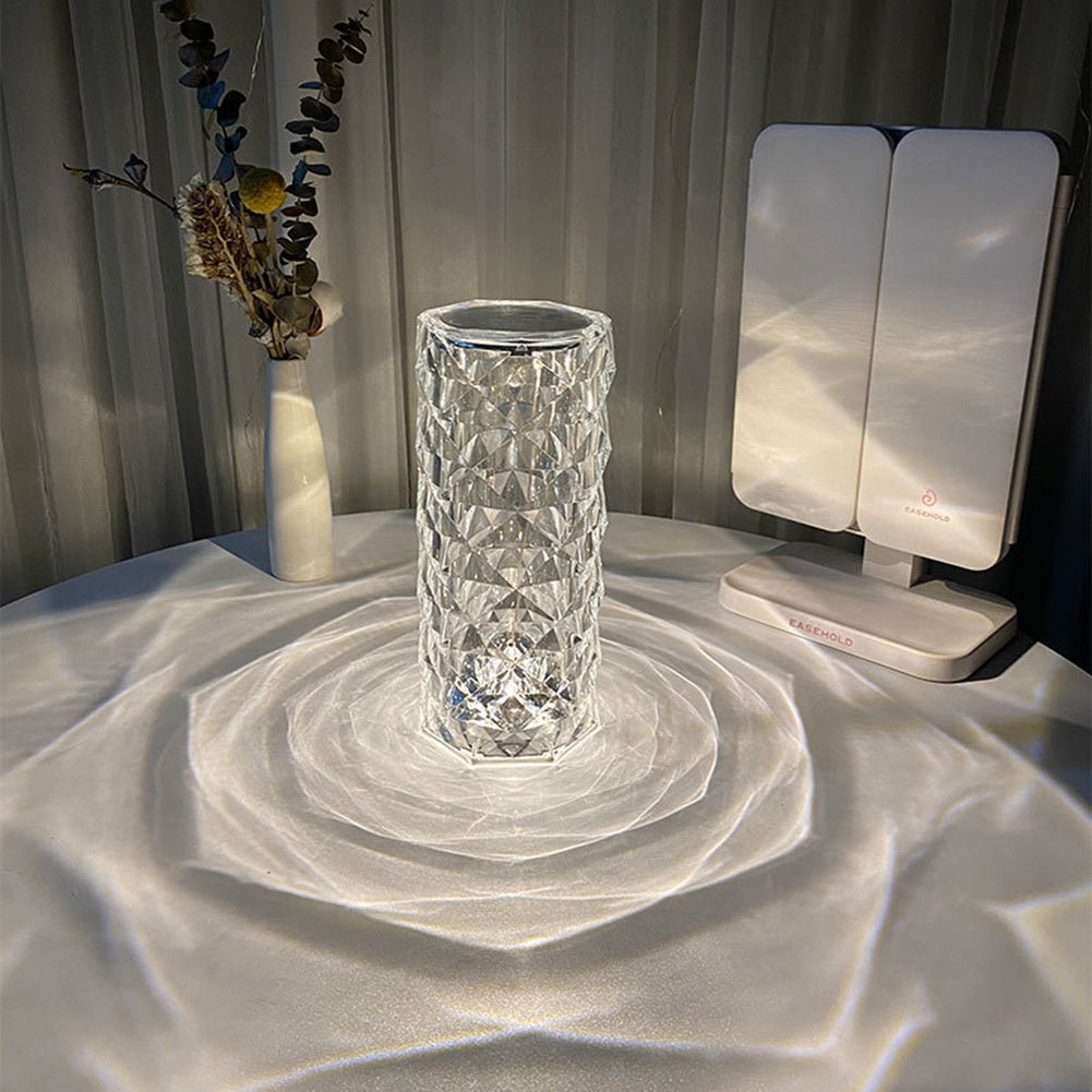 CQ Nordic Crystal Touch Dimming Table Lamp