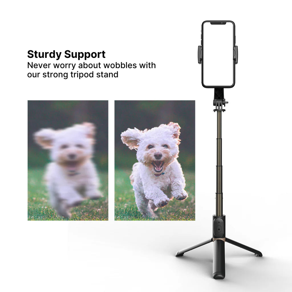 CQ Wireless Bluetooth Selfie Stick Tripod