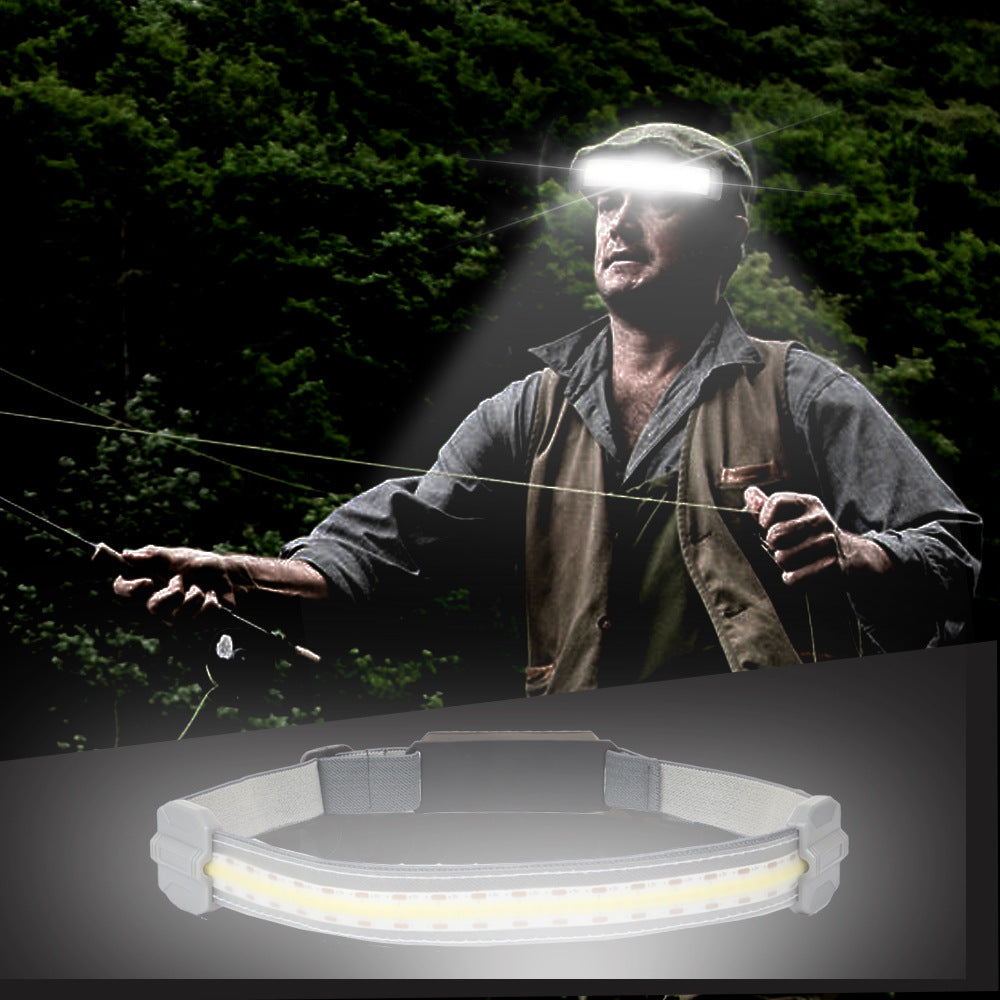 CQ COB Headlight Flashlight