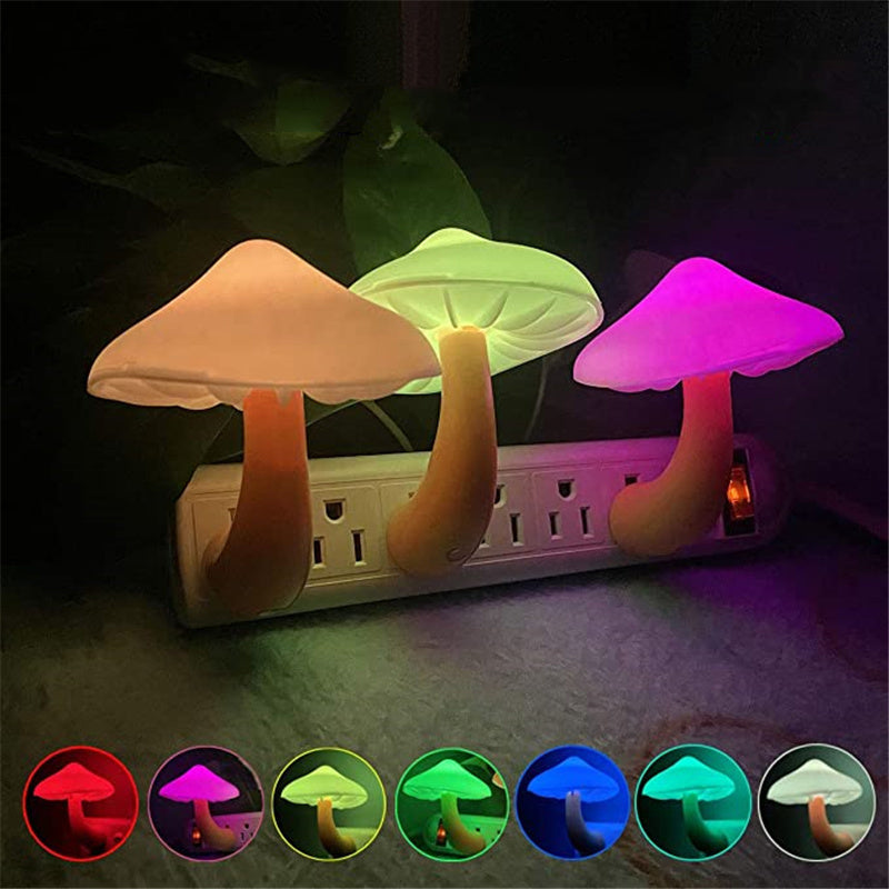 CQ LED Mushroom Glow Wall Lamp