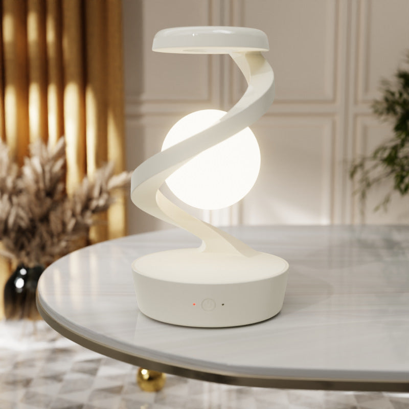 CQ Rotating Charging Moon Desk Lamp