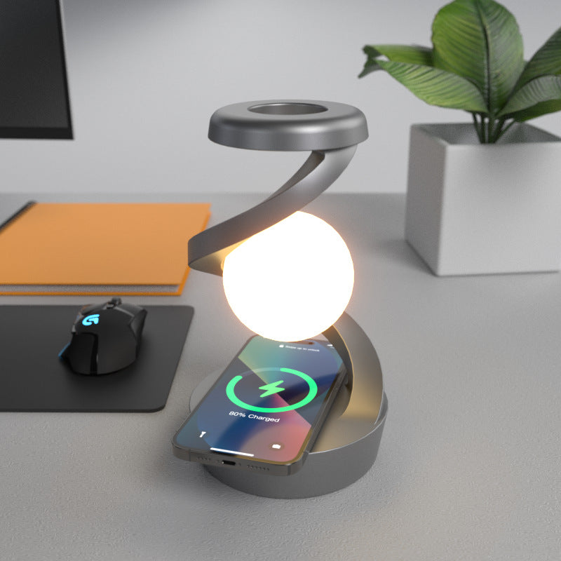 CQ Rotating Charging Moon Desk Lamp