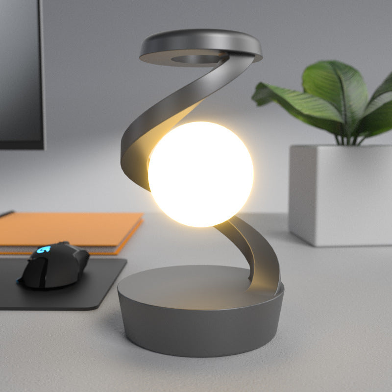 CQ Rotating Charging Moon Desk Lamp