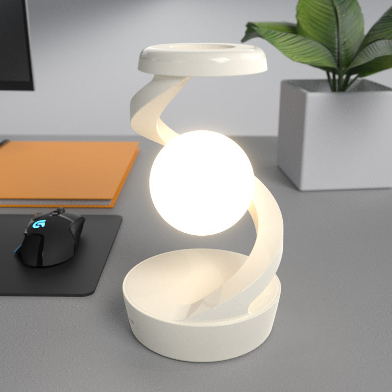 CQ Rotating Charging Moon Desk Lamp