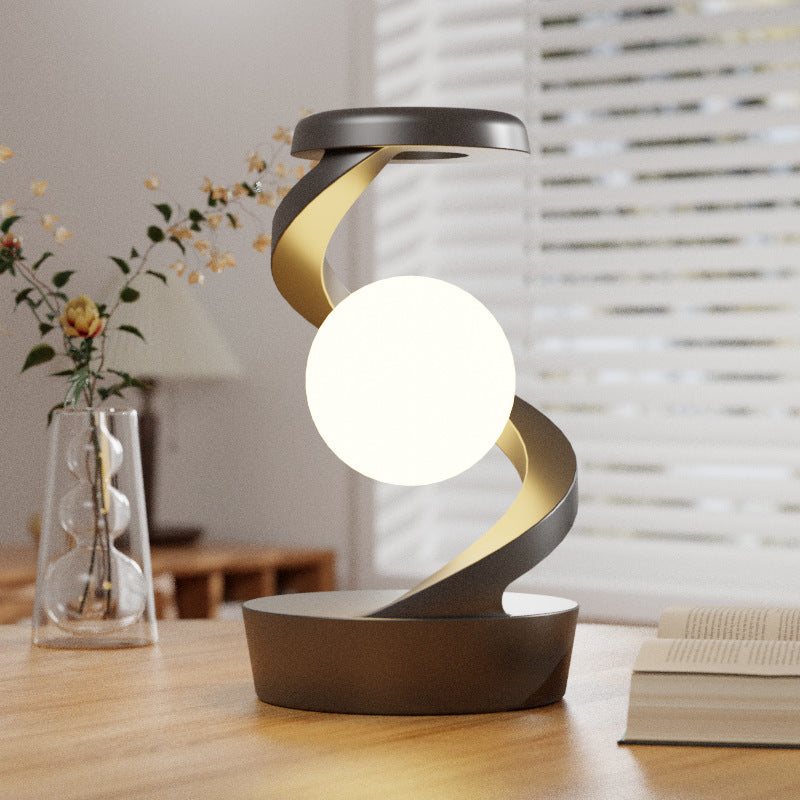 CQ Rotating Charging Moon Desk Lamp