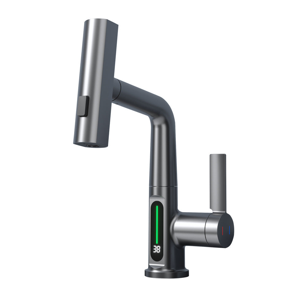 CQ 3-in-1 360° Swiveling Waterfall Kitchen Tap