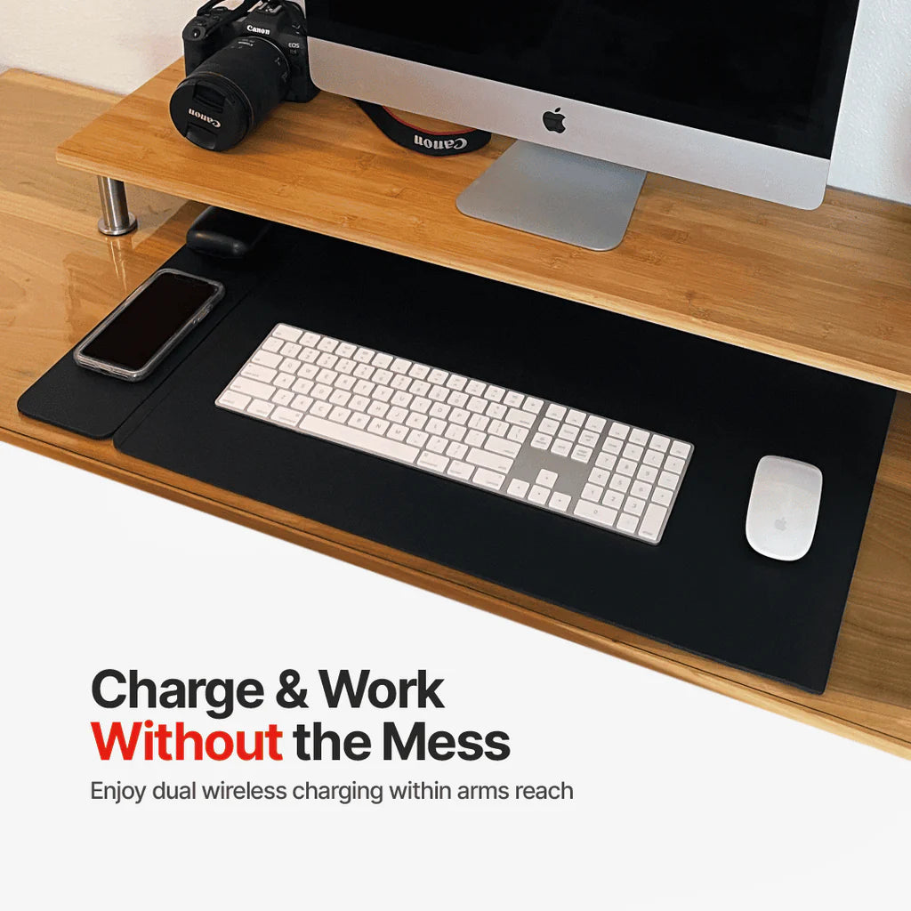 CQ ChargePad Pro Duo Wireless Desk Mat