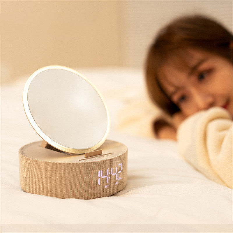 CQ Smart Mirror Wireless Charger Alarm Clock