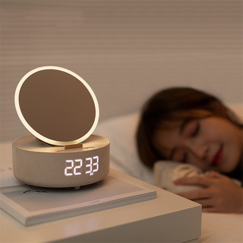 CQ Smart Mirror Wireless Charger Alarm Clock