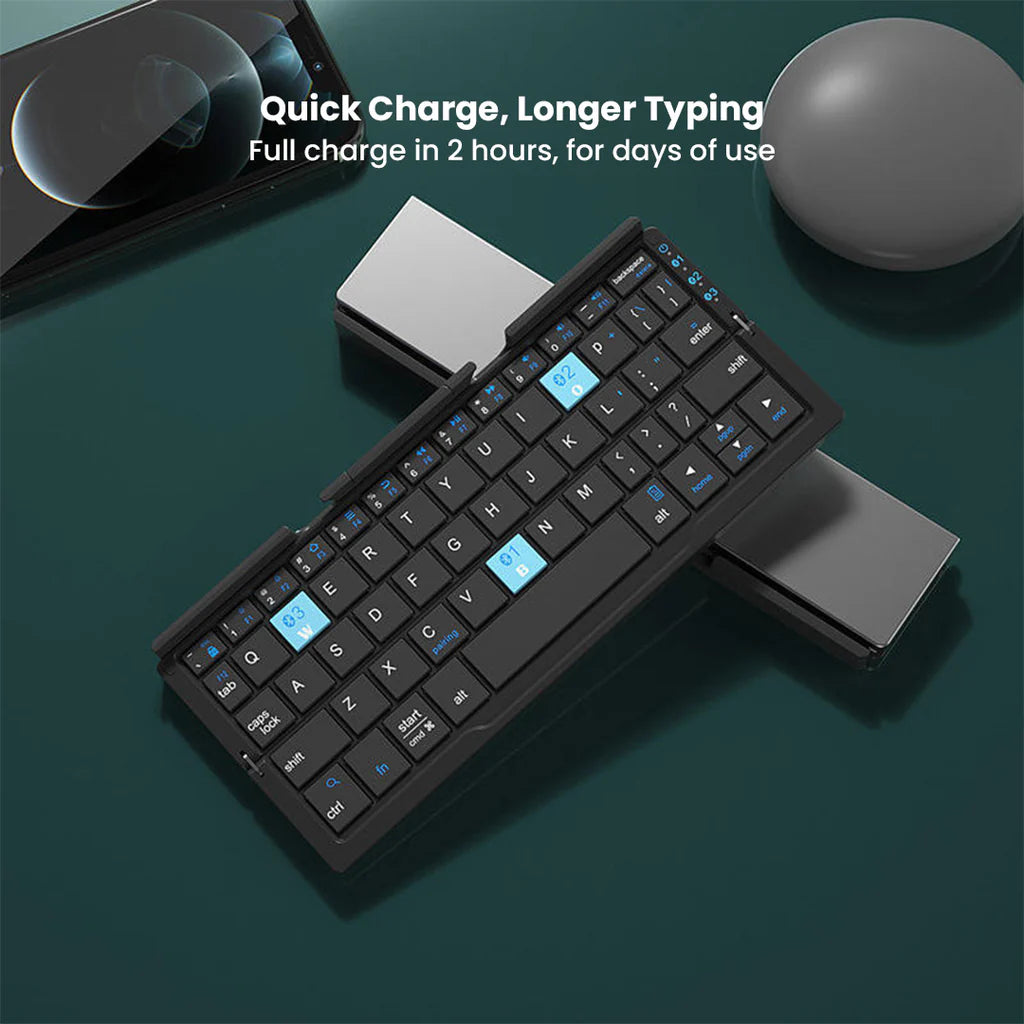 CQ ErgoFold Mini Wireless Keyboard