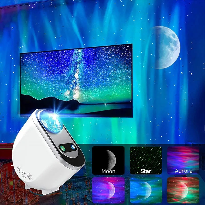 CQ Aurora Borealis Galaxy Star Projector Lamp