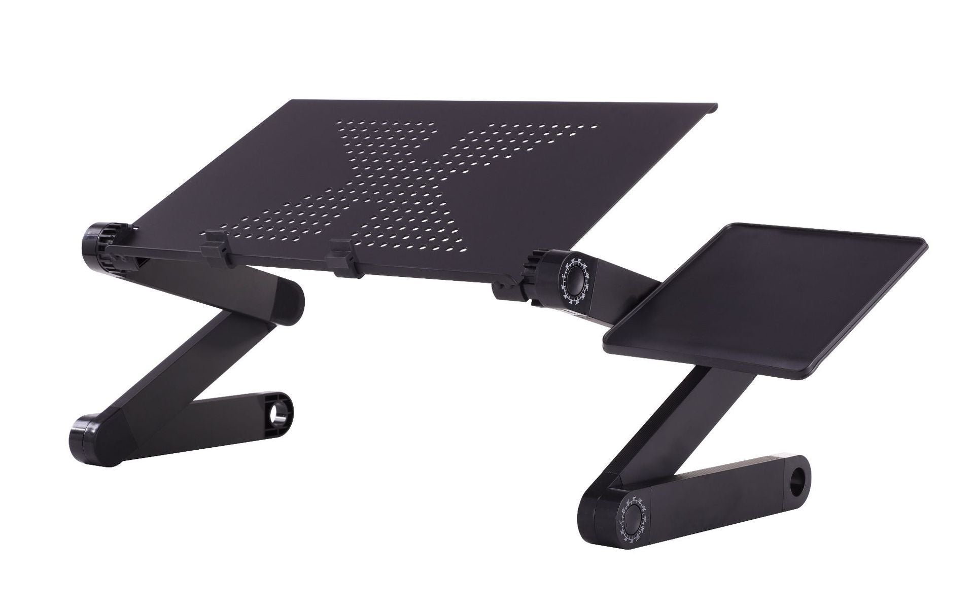 CQ Adjustable Aluminum Laptop Stand with Enhanced Shelf