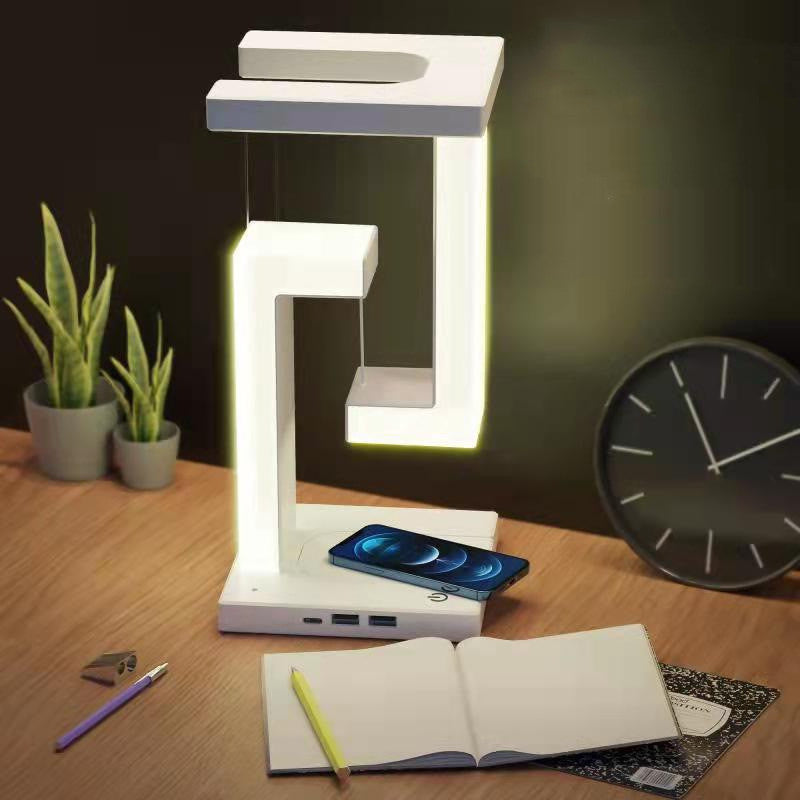 CQ Creative Floating Wireless Charging Table Lamp